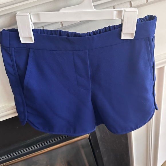 Trina Turk Blue Shorts with Elastic Waistband - Picture 1 of 3
